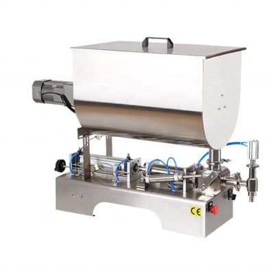comprare Macchina di riempimento di liquidi pneumatici semiautomatica da 200 BPH con riscaldatore e miscelatore online manufacture