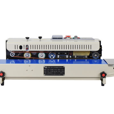 comprare FRD-1000 macchina di sigillamento a banda orizzontale per la stampa di inchiostro alimentare per sigillamento continuo di sacchetti online manufacture