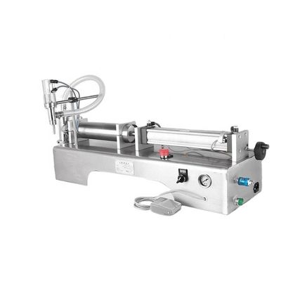 DUOQI Y2WTD Macchina di riempimento liquido a doppio ugello per shampoo e succhi a pressione di 0,4 Mpa