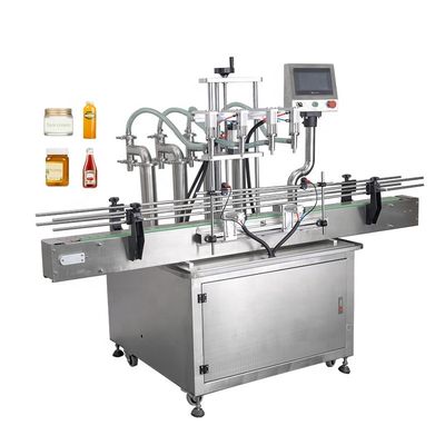 Macchina di riempimento a velocità elevata di liquidi e paste per l'industria chimica
