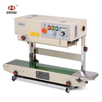 Macchina di sigillamento per imballaggi in plastica DUOQI FR-770LW sigillatore a fascia continua a stile verticale