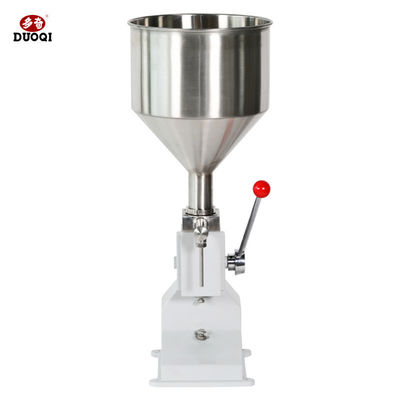 Riempimento ad alta precisione ≤±1% 3400 mm DUOQI A-03 Macchina manuale di riempimento di pasta e liquido