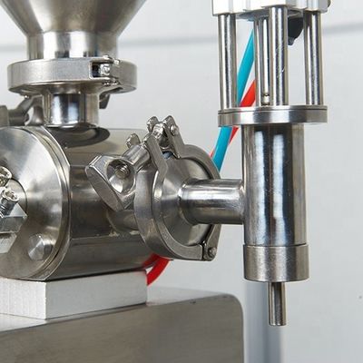 Macchine elettriche semiautomatiche a doppia testa per il riempimento di paste per bevande a base di succhi