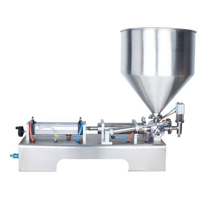 Riempitore semiautomatico a testa singola di gel aerosol per l'acqua per il materiale di imballaggio dei succhi